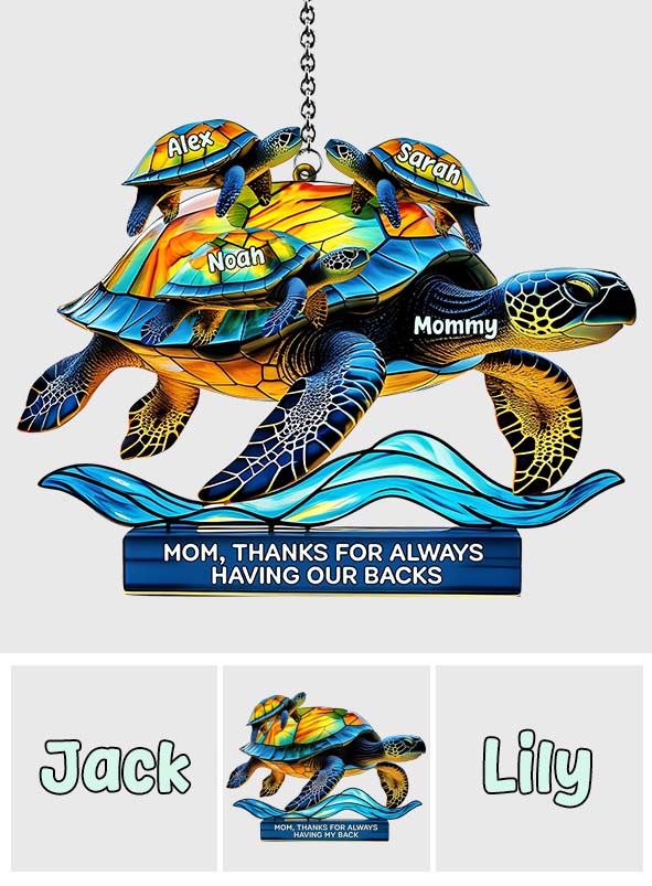 Maman, merci d'être toujours là pour toi - Décoration attrape-soleil personnalisée à suspendre à la fenêtre - Maman 