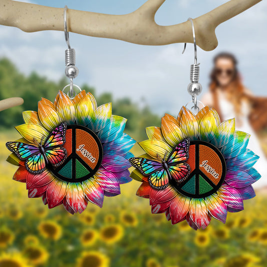 Hippie Soul - Boucles d'oreilles hippies personnalisées