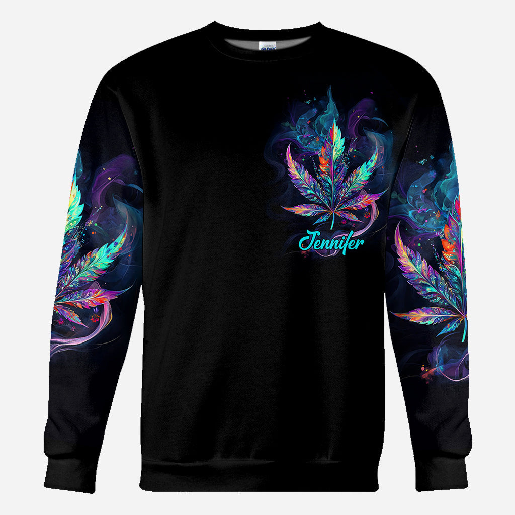 God Rolled Me That Way - Personalized Weed All Over Shirt