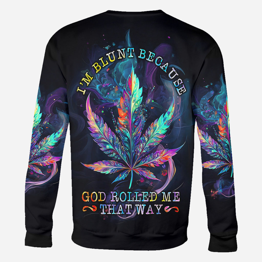 God Rolled Me That Way - Personalized Weed All Over Shirt
