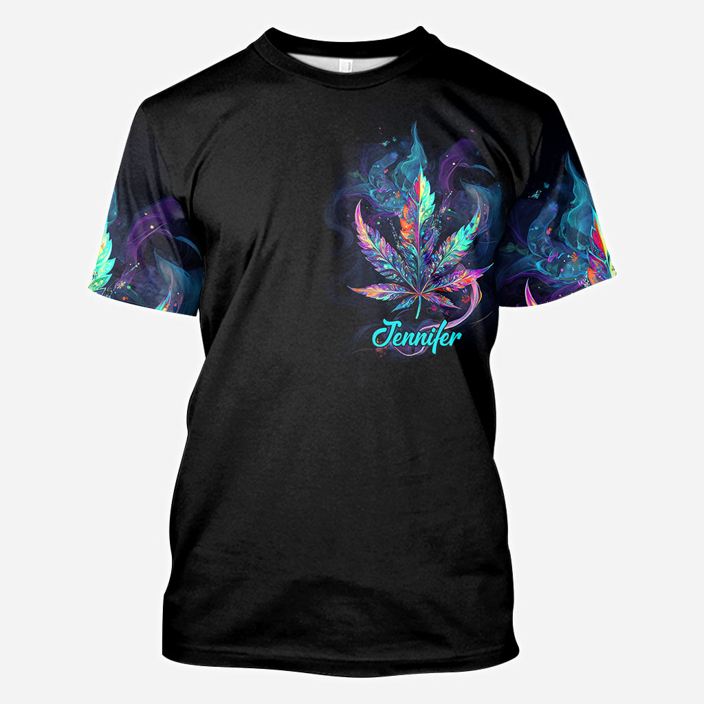 God Rolled Me That Way - Personalized Weed All Over Shirt