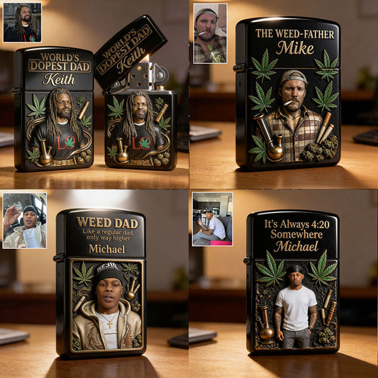 Le Meilleur Papa du Monde - Briquet Personnalisé