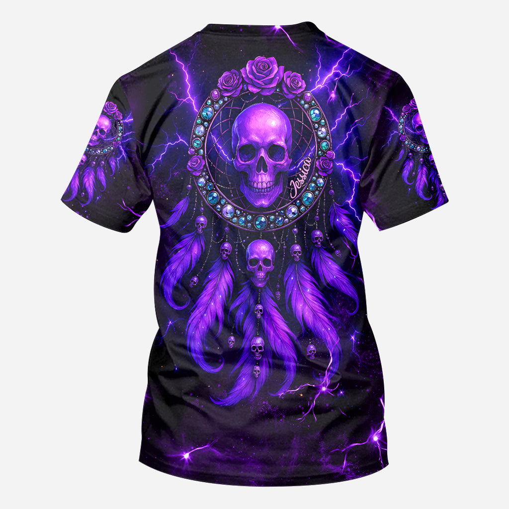 Beautiful Skull - Personalized Skull All Over Shirt