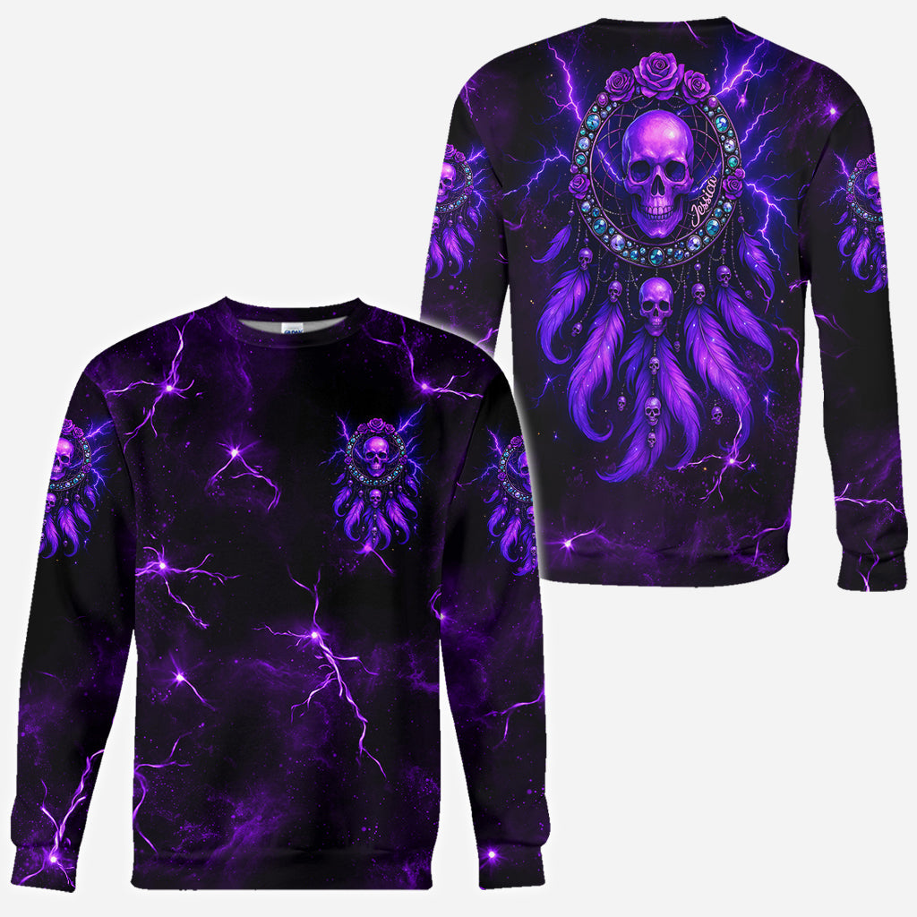 Beautiful Skull - Personalized Skull All Over Shirt