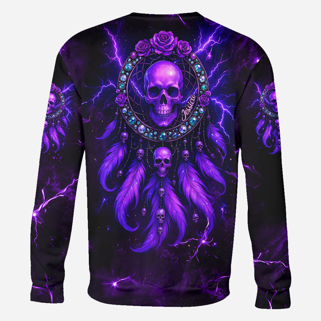 Beautiful Skull - Personalized Skull All Over Shirt