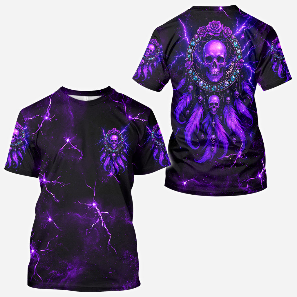 Beautiful Skull - Personalized Skull All Over Shirt