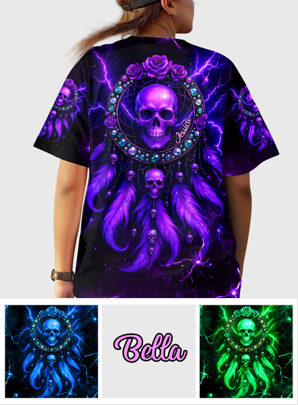 Beautiful Skull - Personalized Skull All Over Shirt