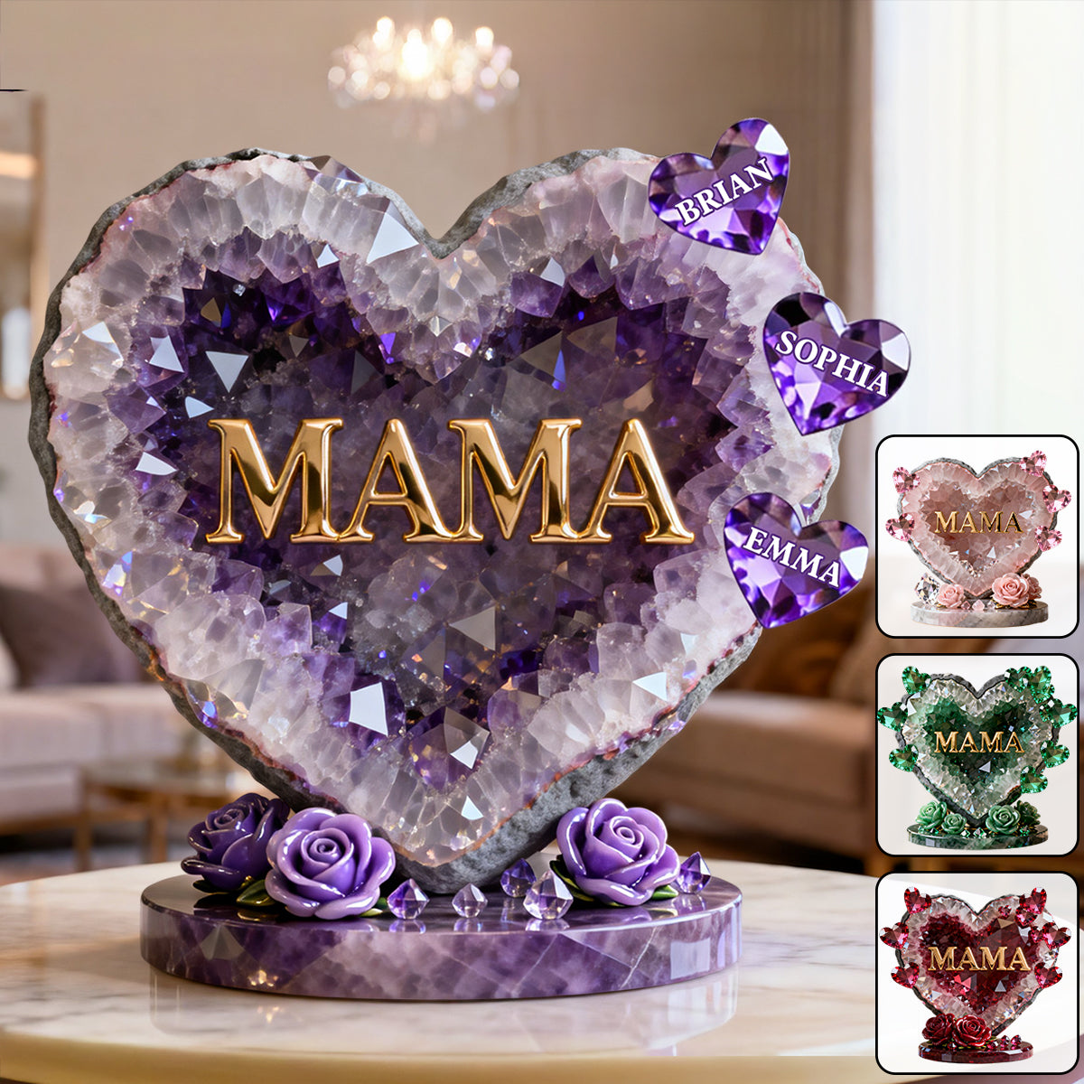 Best Mom Ever - Personalized Mother Custom Shaped Acrylic Plaque