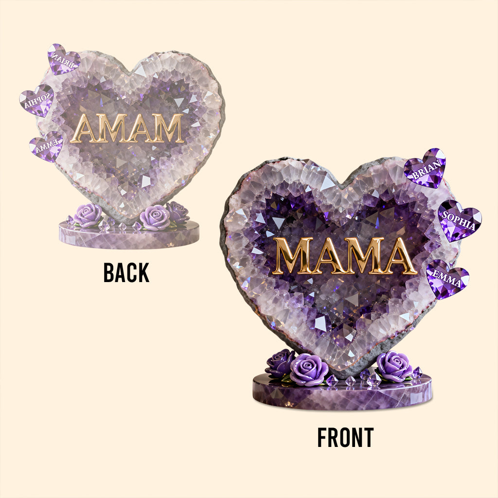 Best Mom Ever - Personalized Mother Custom Shaped Acrylic Plaque
