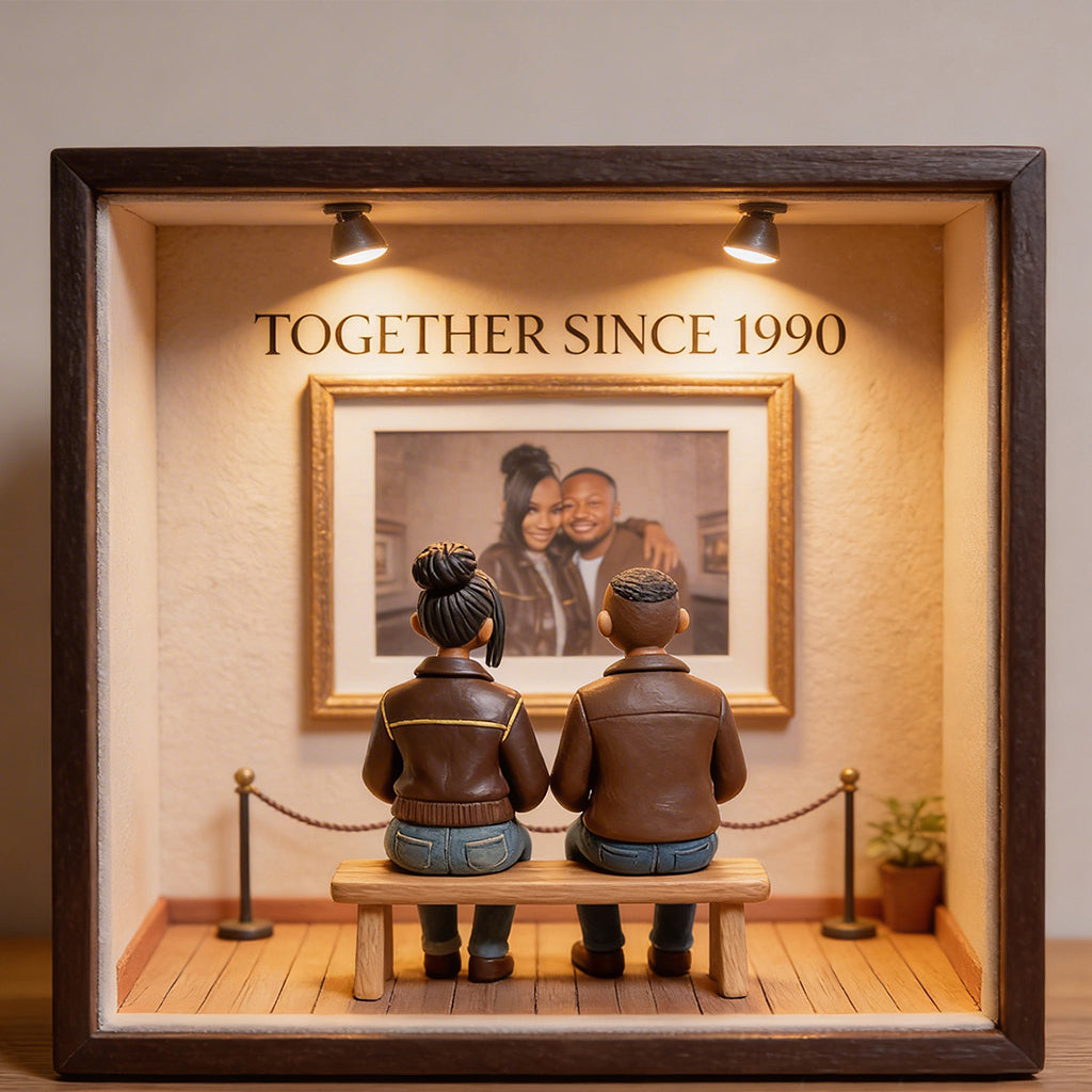 Our Moment - Personalized Couple Custom Shaped Acrylic Plaque