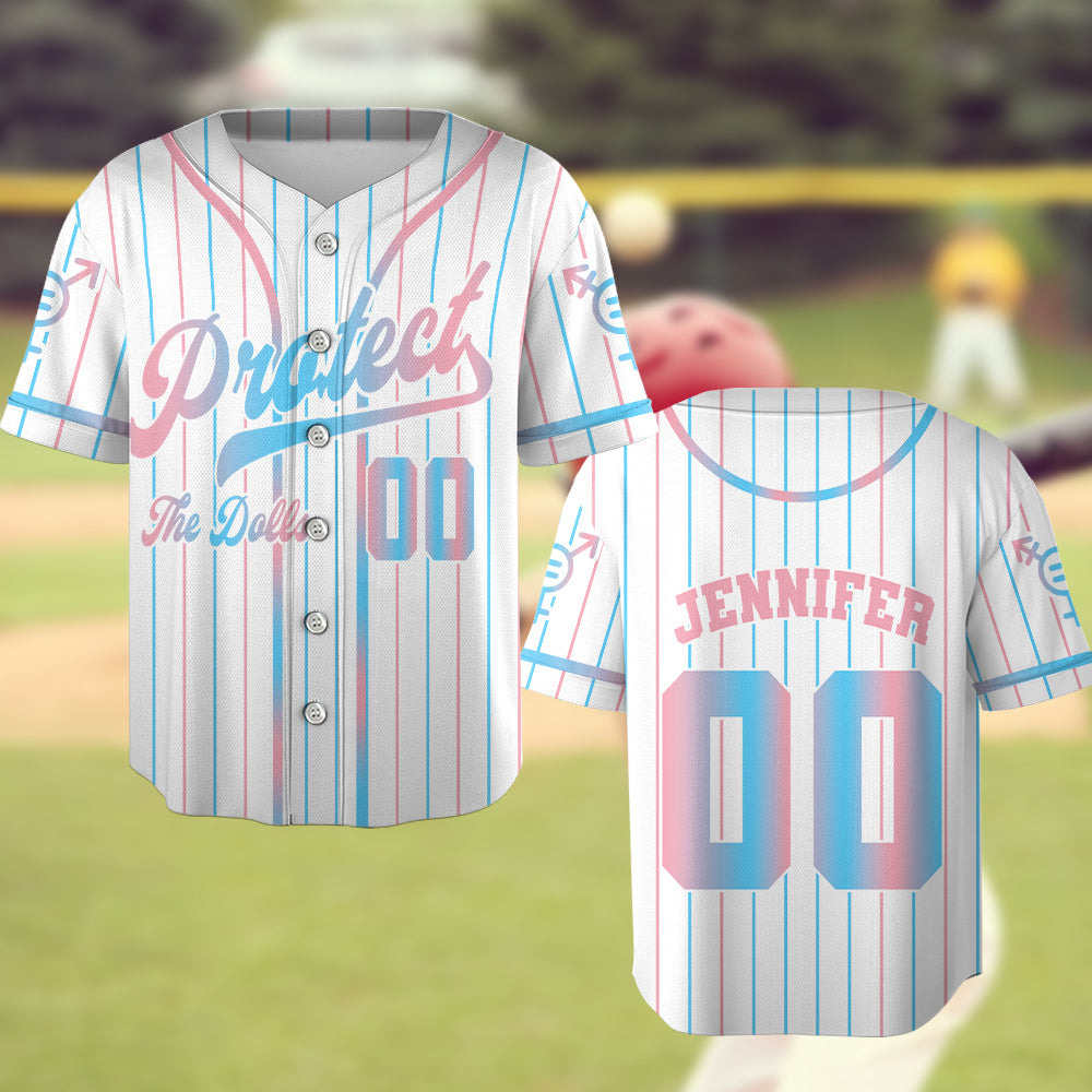 Protégez les poupées - Maillot de baseball personnalisé de soutien LGBT