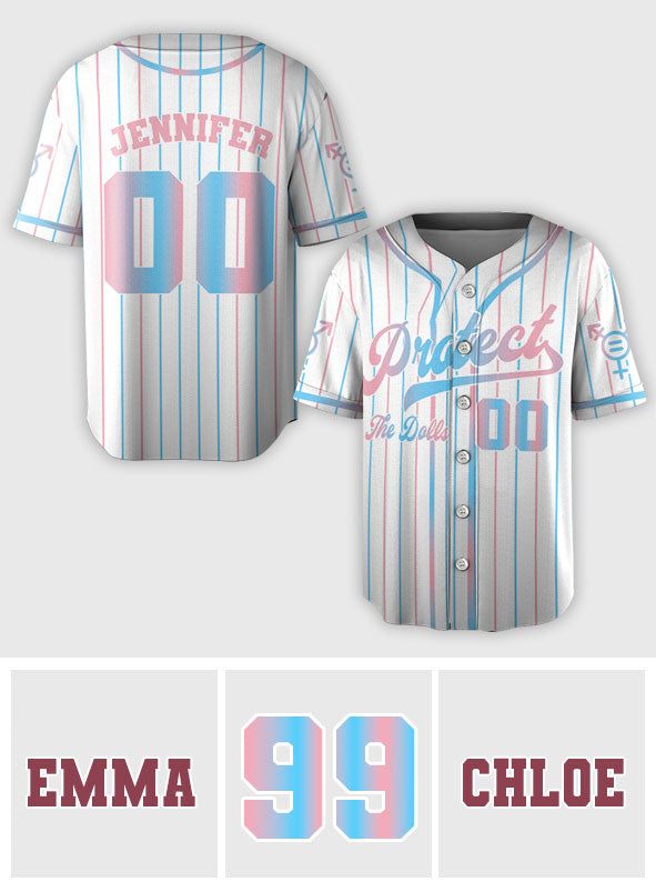 Protégez les poupées - Maillot de baseball personnalisé de soutien LGBT