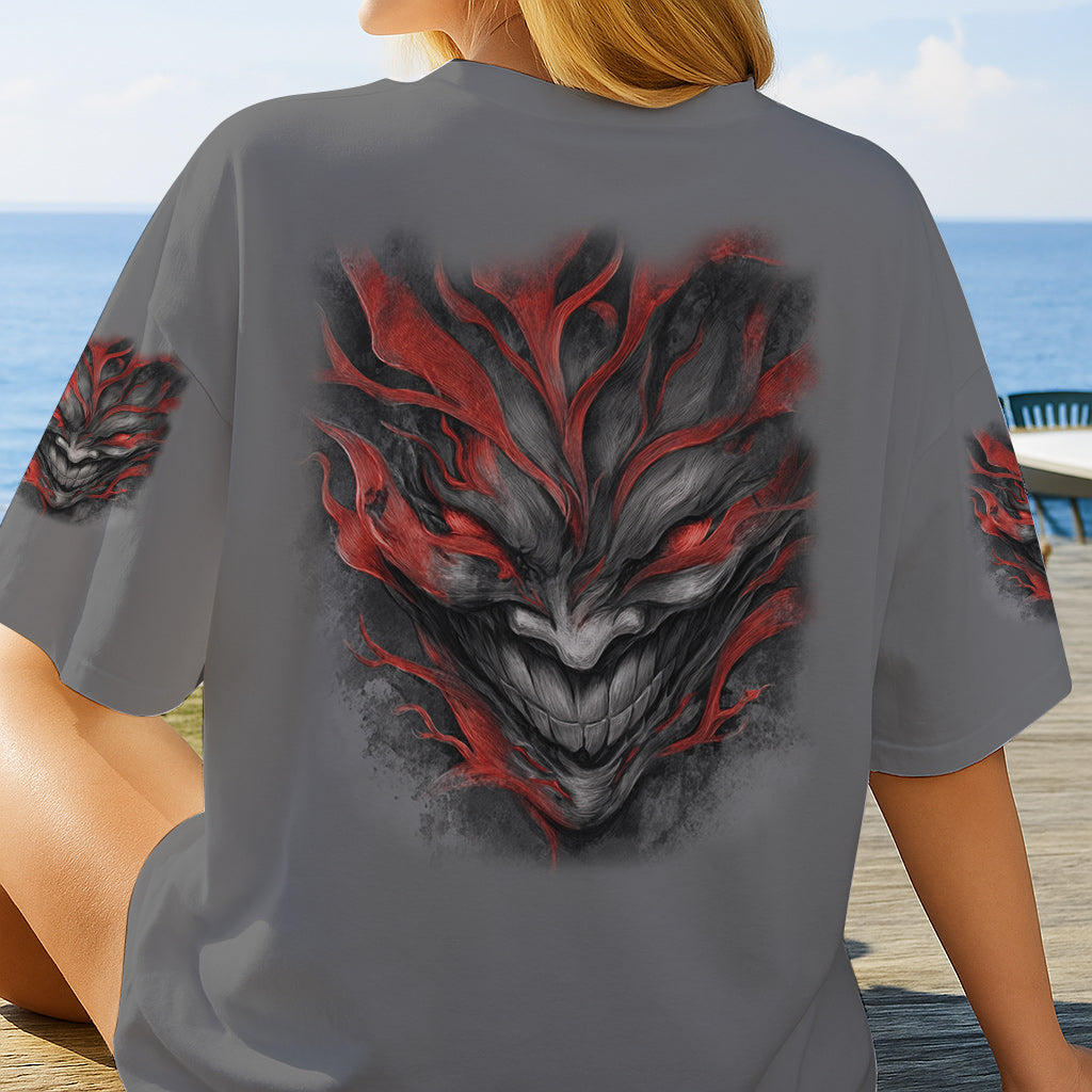 Je ne suis jamais seul - T-shirt personnalisé à motif de crâne