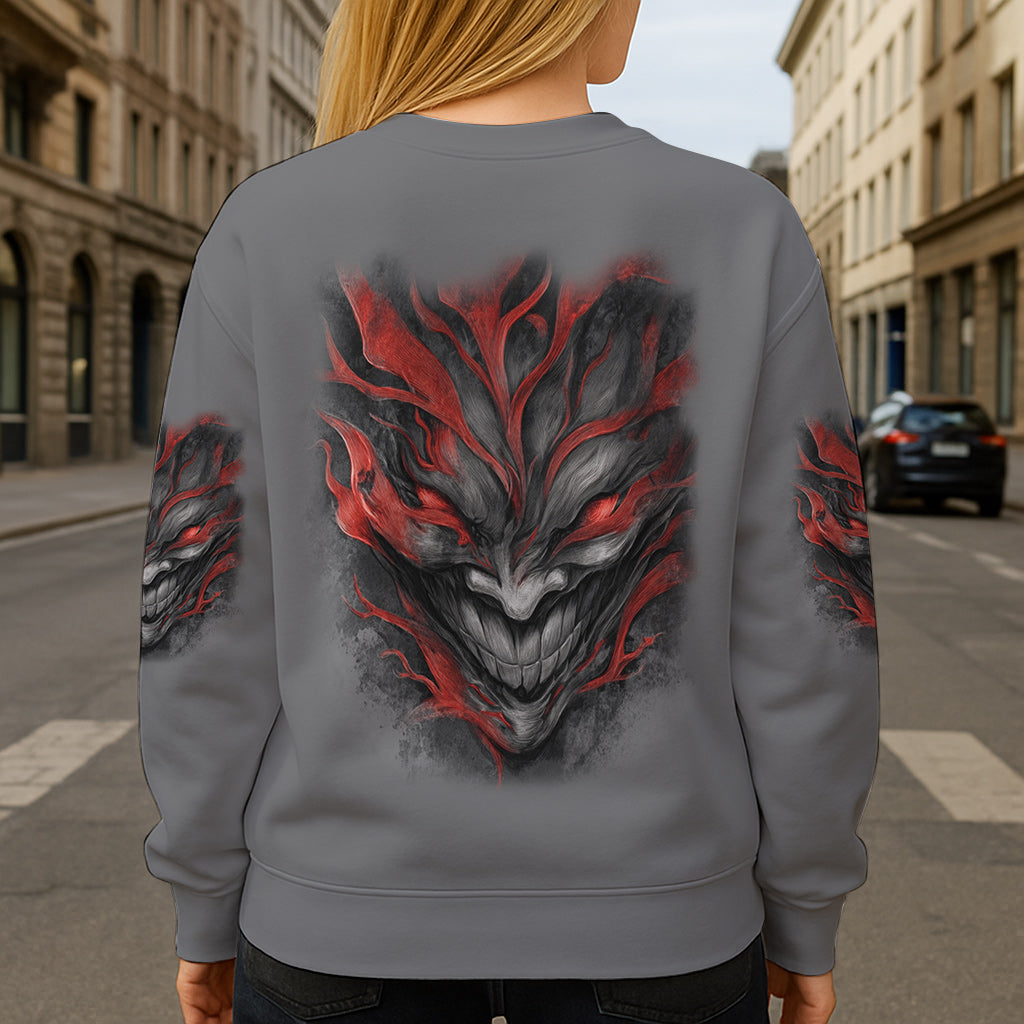 Je ne suis jamais seul - T-shirt personnalisé à motif de crâne