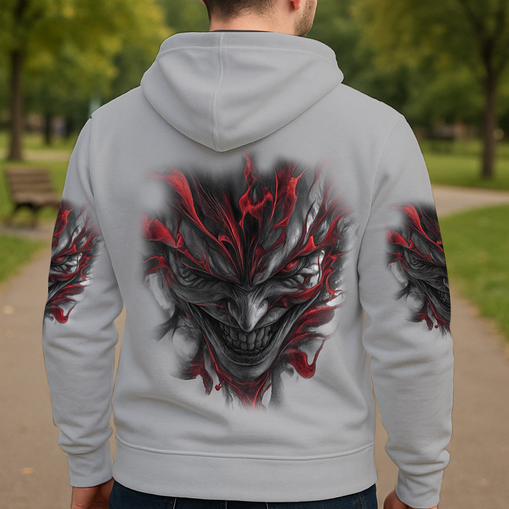 Je ne suis jamais seul - T-shirt personnalisé à motif de crâne