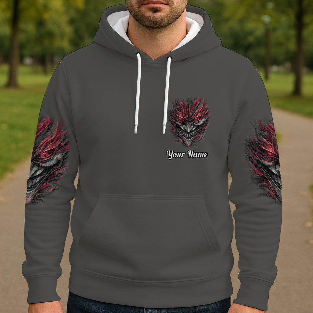 Je ne suis jamais seul - T-shirt personnalisé à motif de crâne