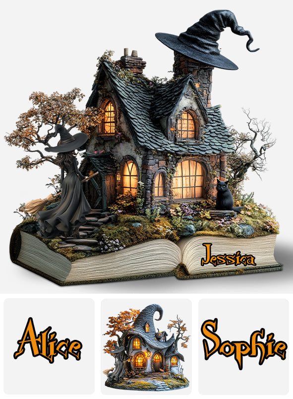 Hatspire Hollow - Personalized Witch Custom Shaped Acrylic Plaque