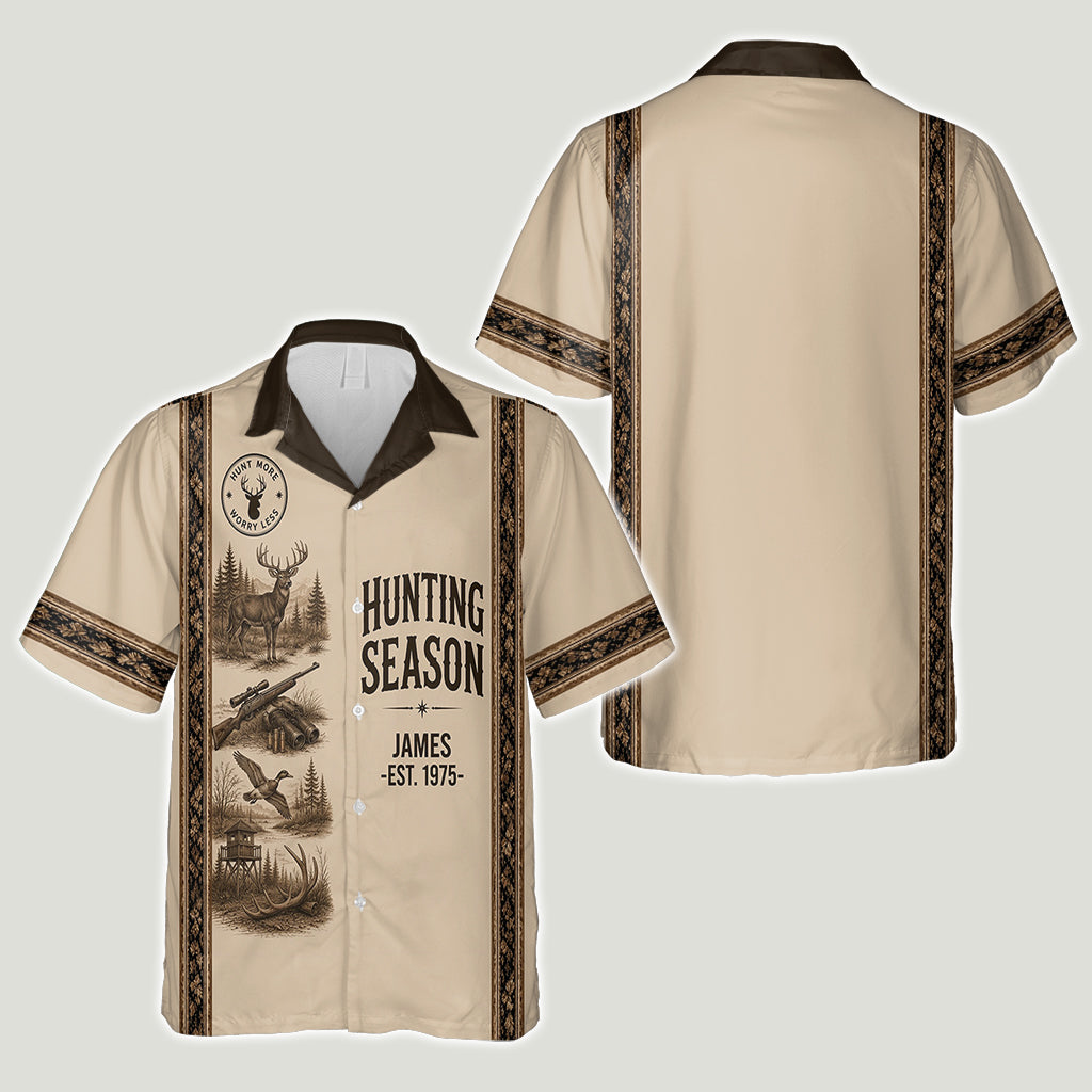 Hunting Season Is Coming - Personalized Hunting Hawaiian Shirt