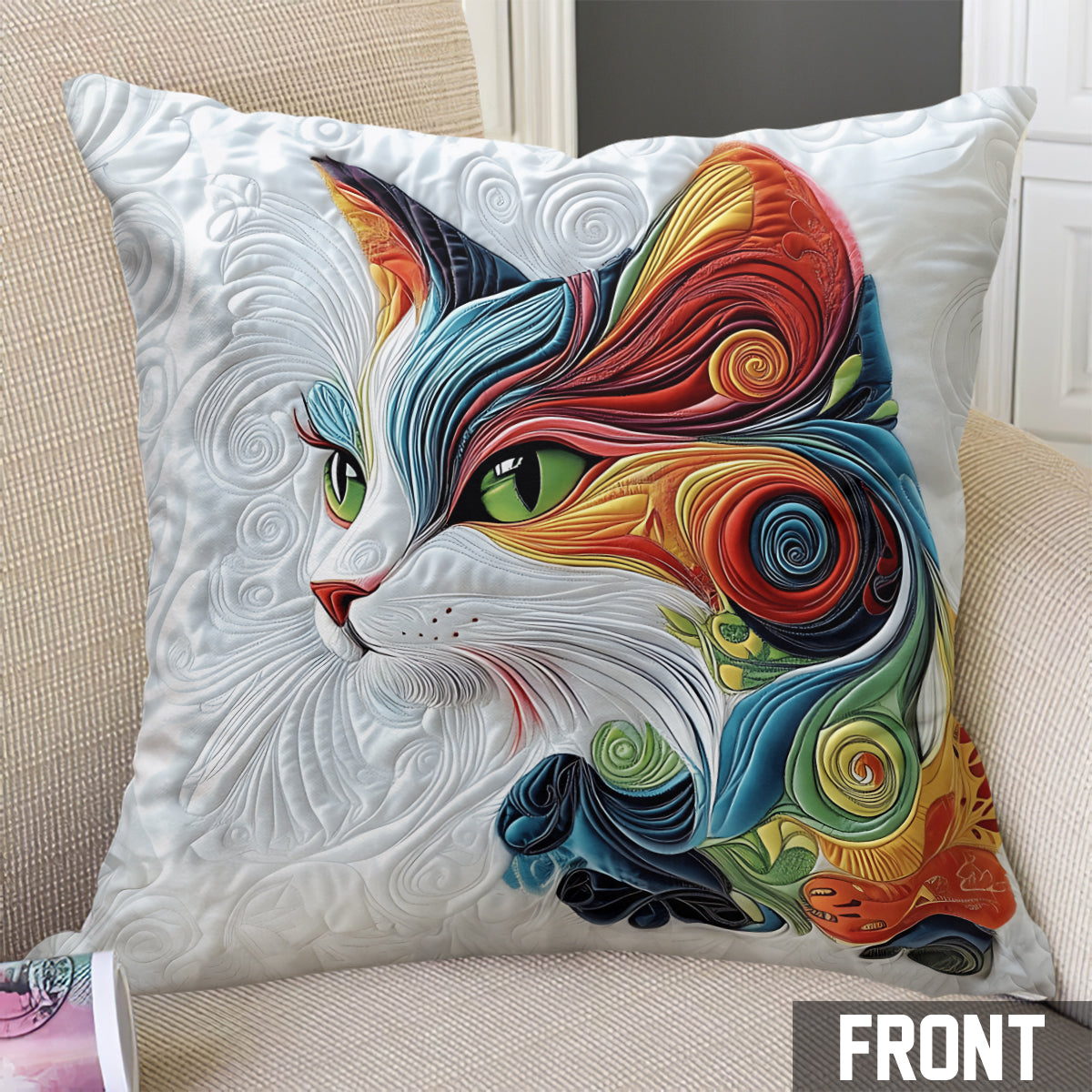 Adorable coussin décoratif Chat - Chat
