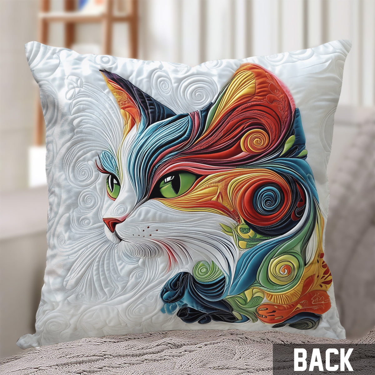 Adorable coussin décoratif Chat - Chat