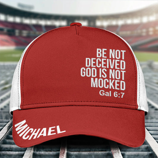 God is Not Mocked - Personalized Christian Classic Cap