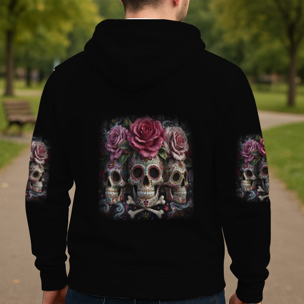 The Good Girl In Me - Personalized Skull All Over Shirt