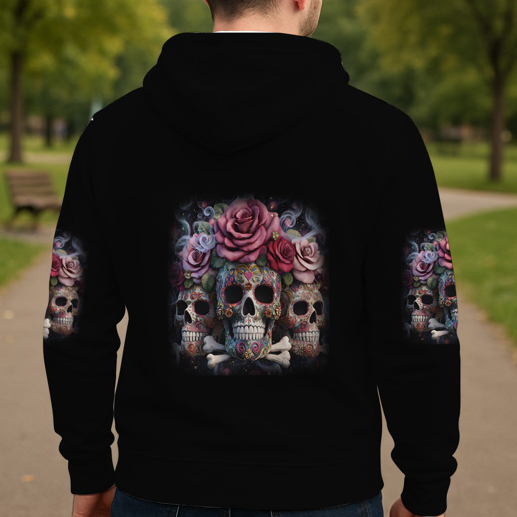 The Good Girl In Me - Personalized Skull All Over Shirt