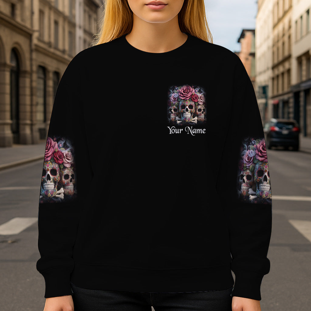 The Good Girl In Me - Personalized Skull All Over Shirt