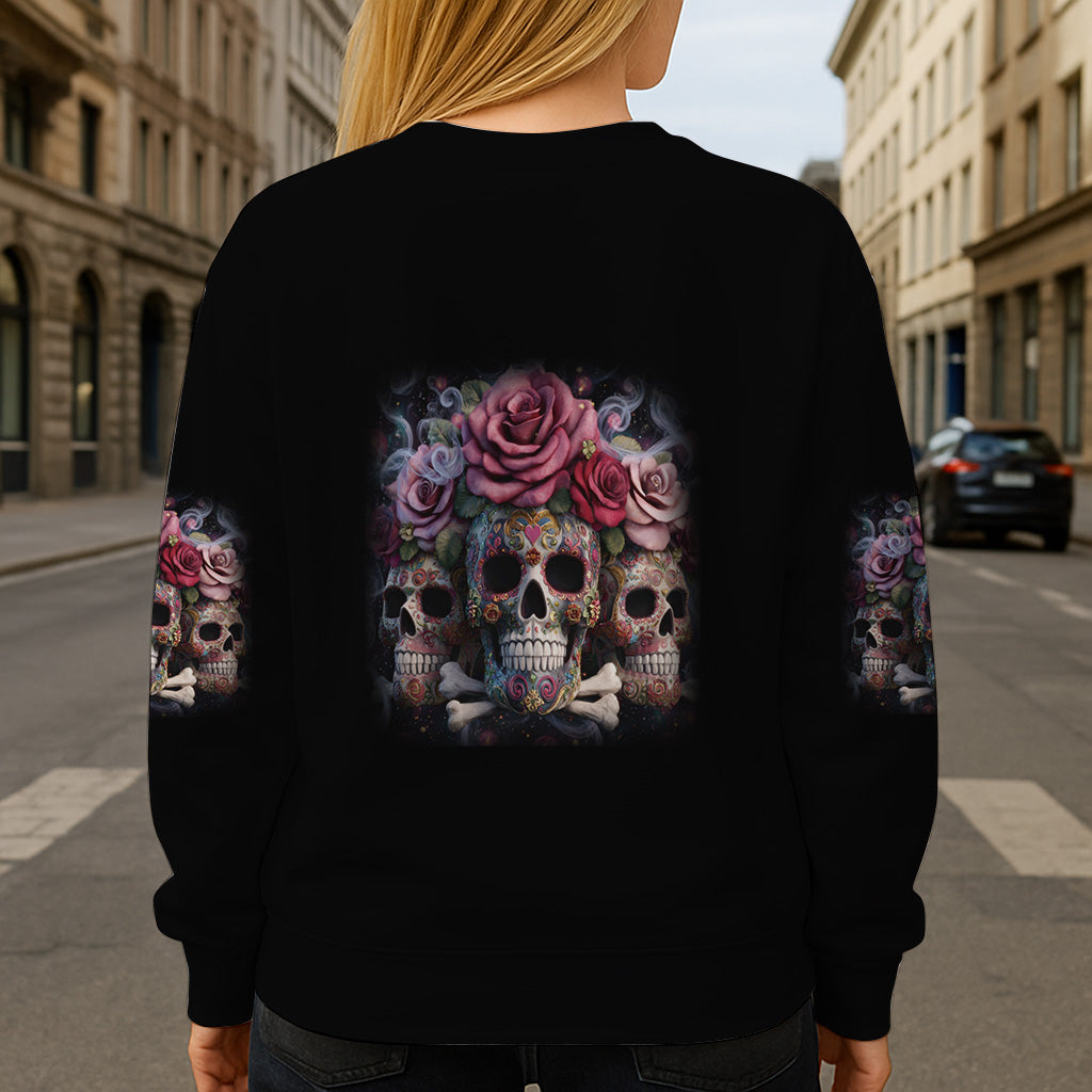 The Good Girl In Me - Personalized Skull All Over Shirt