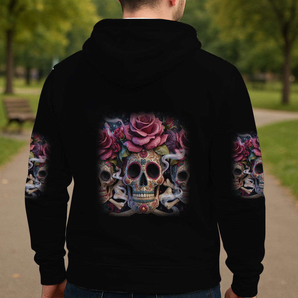 T-shirt personnalisé « La gentille fille en moi » avec tête de mort.