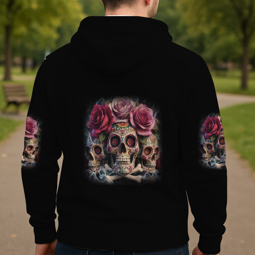 The Good Girl In Me - Personalized Skull All Over Shirt