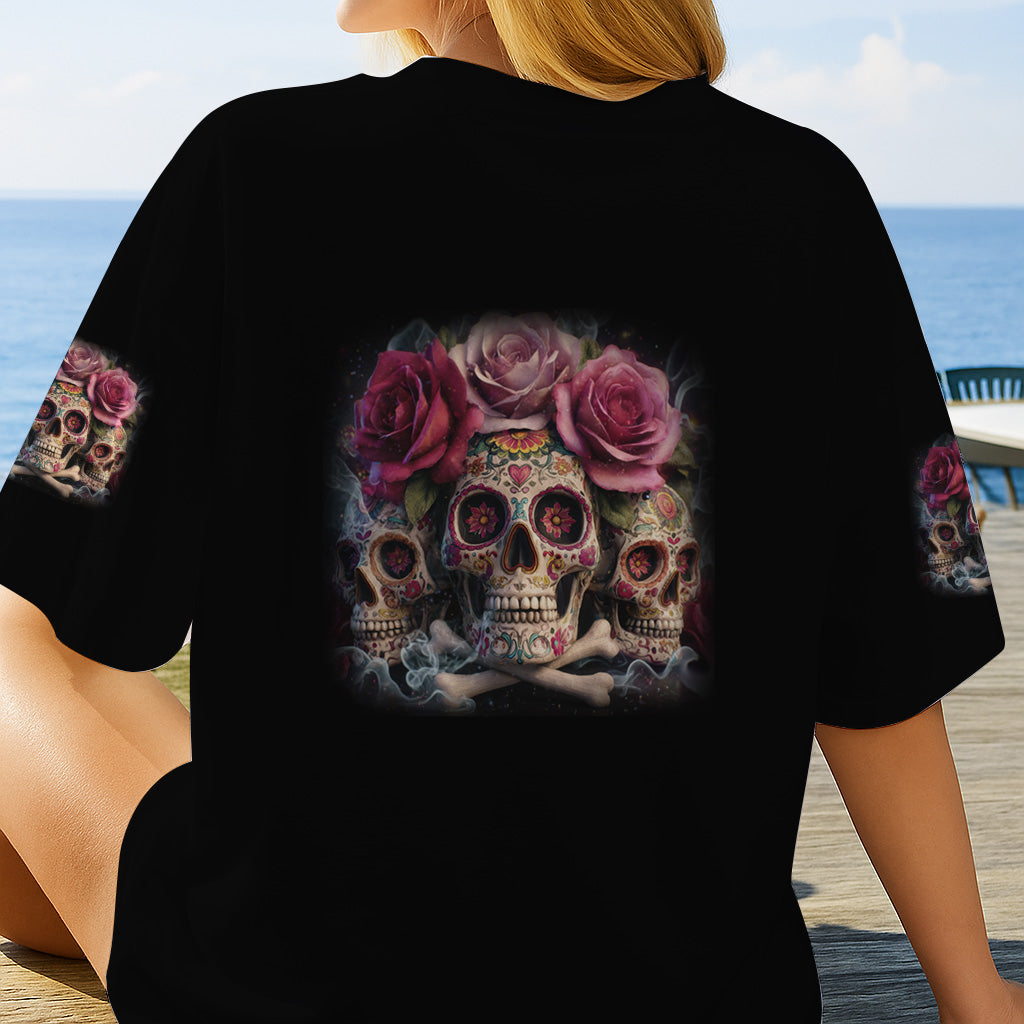 The Good Girl In Me - Personalized Skull All Over Shirt