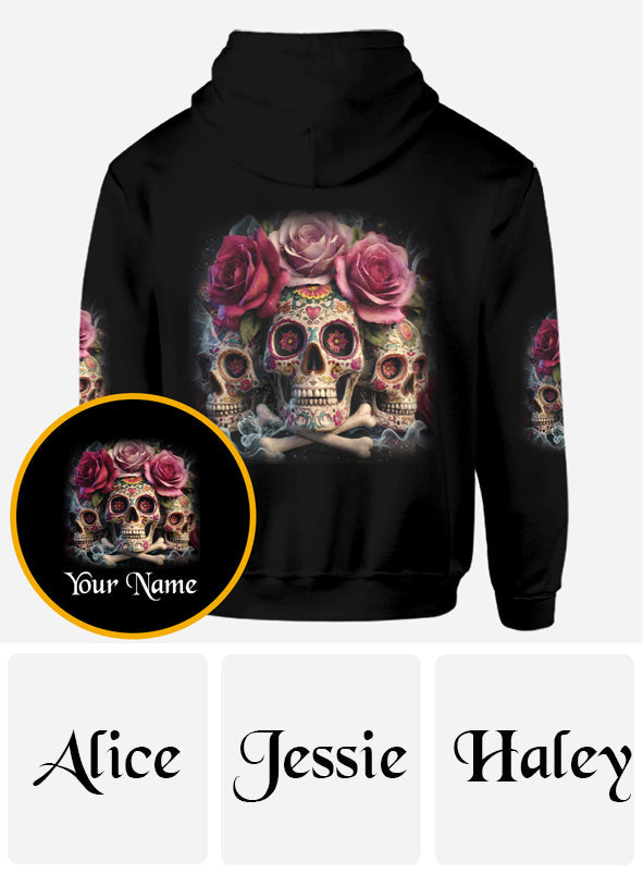 The Good Girl In Me - Personalized Skull All Over Shirt