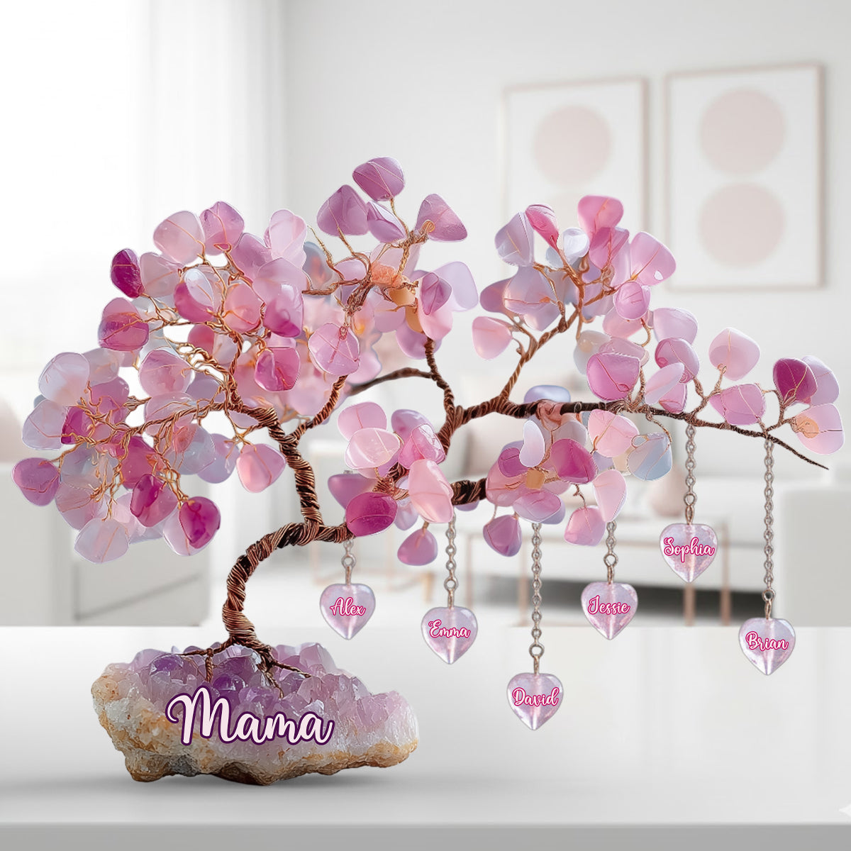 Cadeau de Noël pour maman/mère... - Plaque acrylique personnalisée en forme de maman