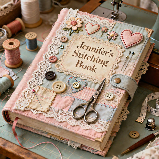 Stitching Book - Personalized Sewing Leather Journal