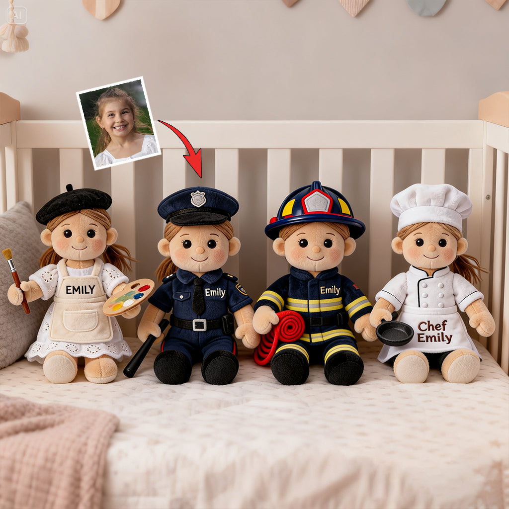 Coussin en fausse fourrure personnalisé pour enfant, réalisé à partir de n'importe quelle photo.