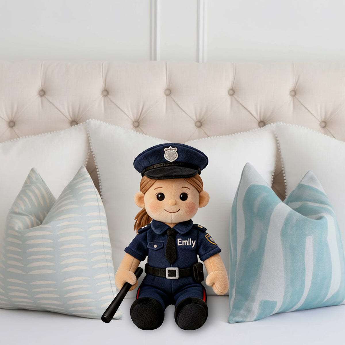 Coussin en fausse fourrure personnalisé pour enfant, réalisé à partir de n'importe quelle photo.