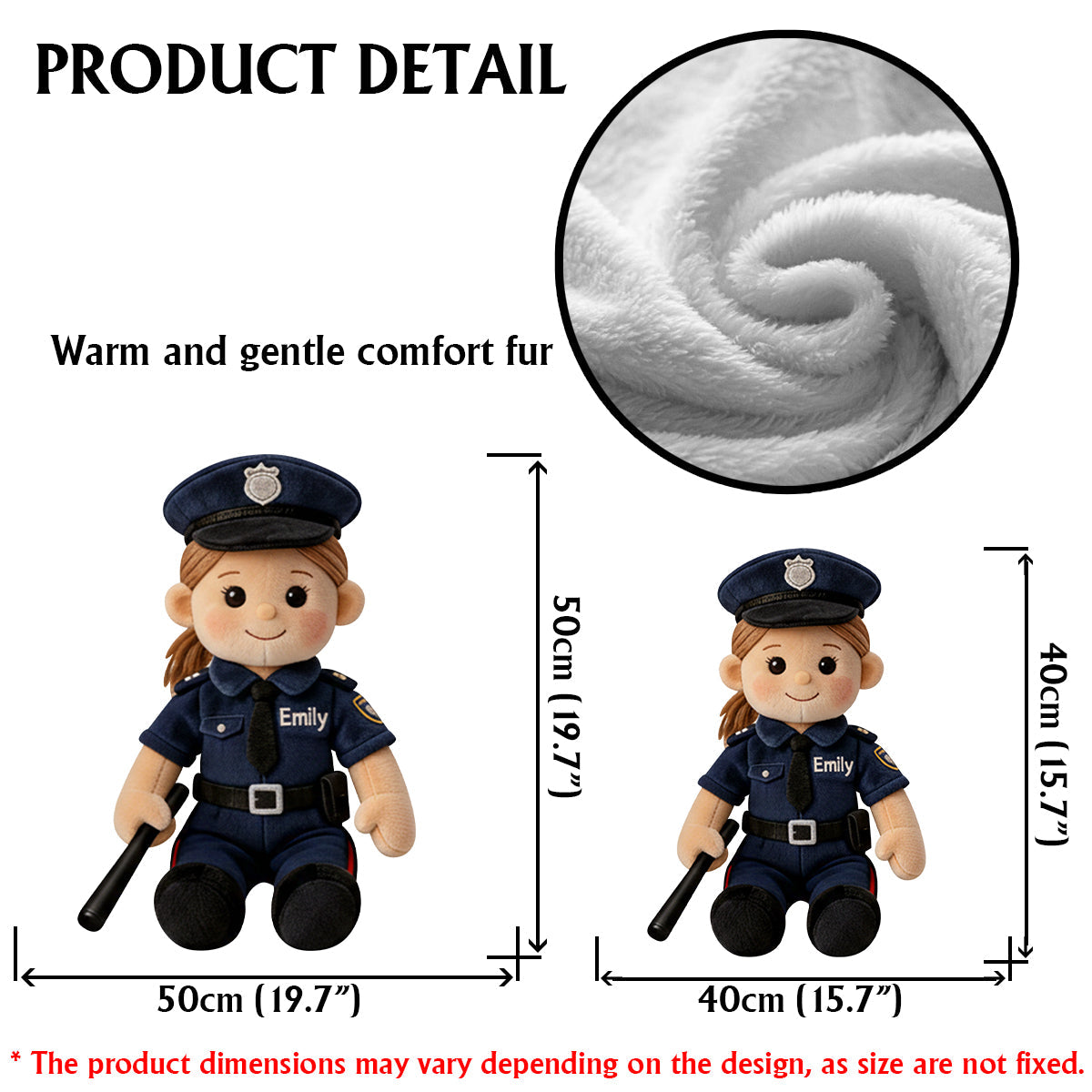 Coussin en fausse fourrure personnalisé pour enfant, réalisé à partir de n'importe quelle photo.