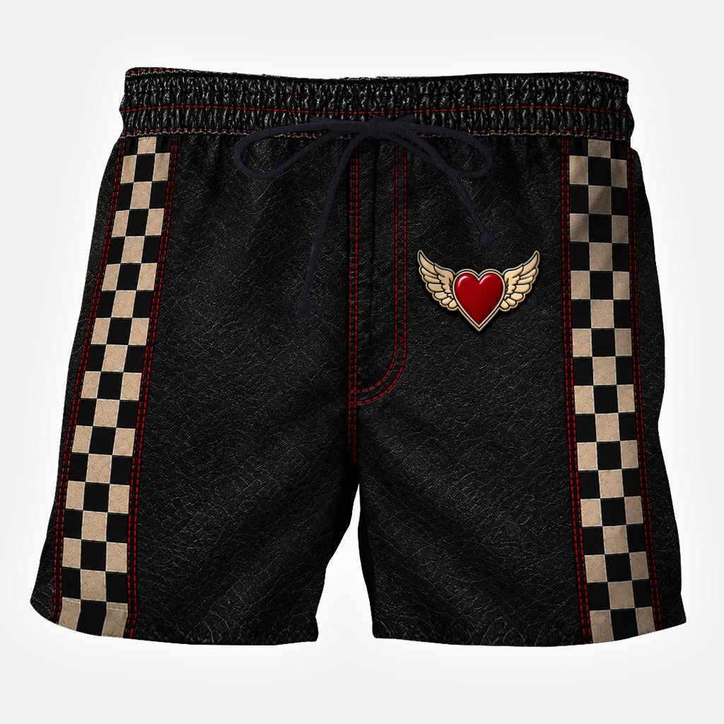 Funny Men Gift - Personalized Birthday Gifts For Husband, Son, Grandson, Brother, Grandpa, Dad, Yourself - Personalized Spicy Couple Men Shorts
