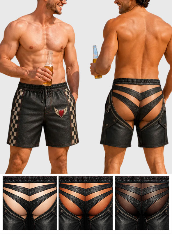 Funny Men Gift - Personalized Birthday Gifts For Husband, Son, Grandson, Brother, Grandpa, Dad, Yourself - Personalized Spicy Couple Men Shorts