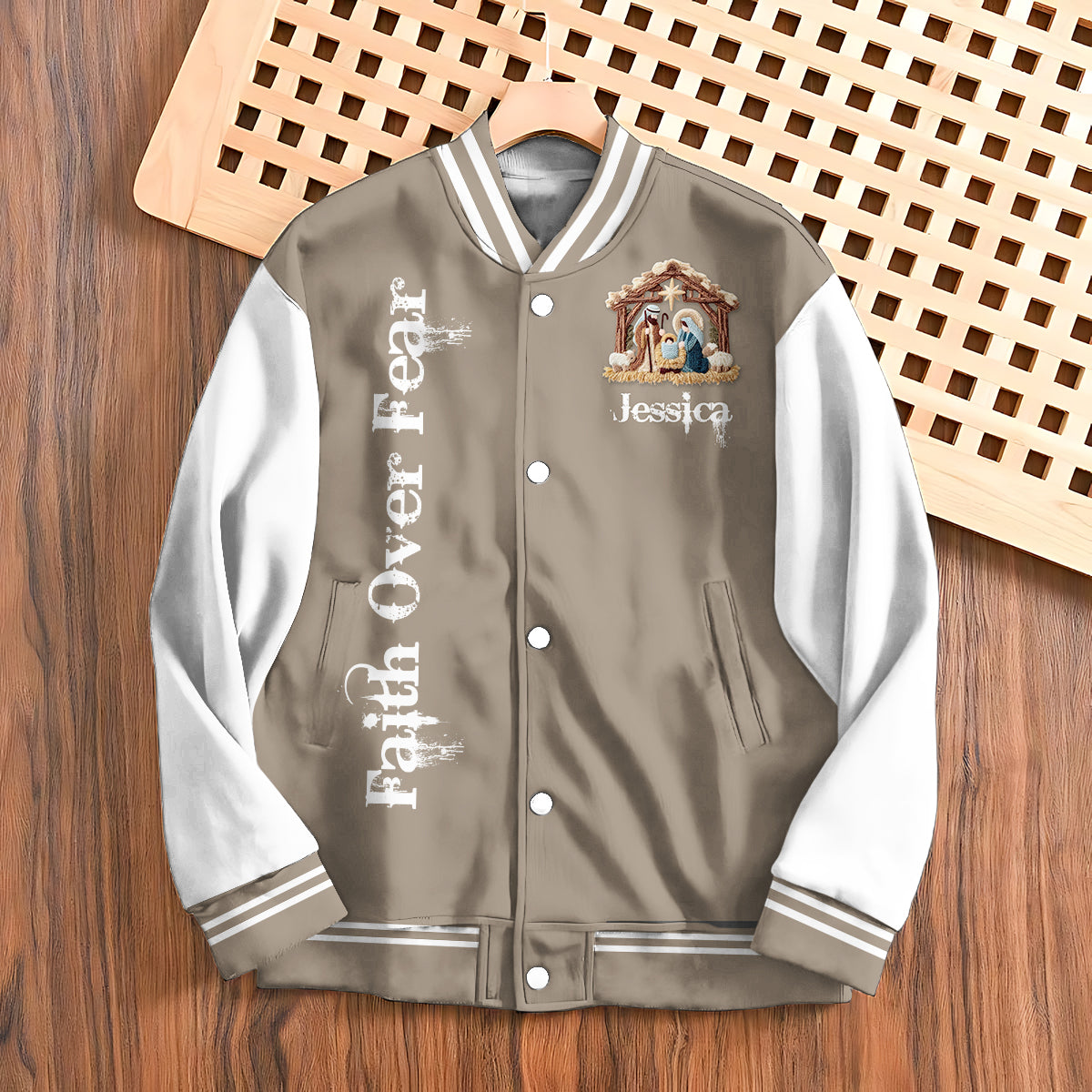 Faith - Personalized Christian Varsity Jacket