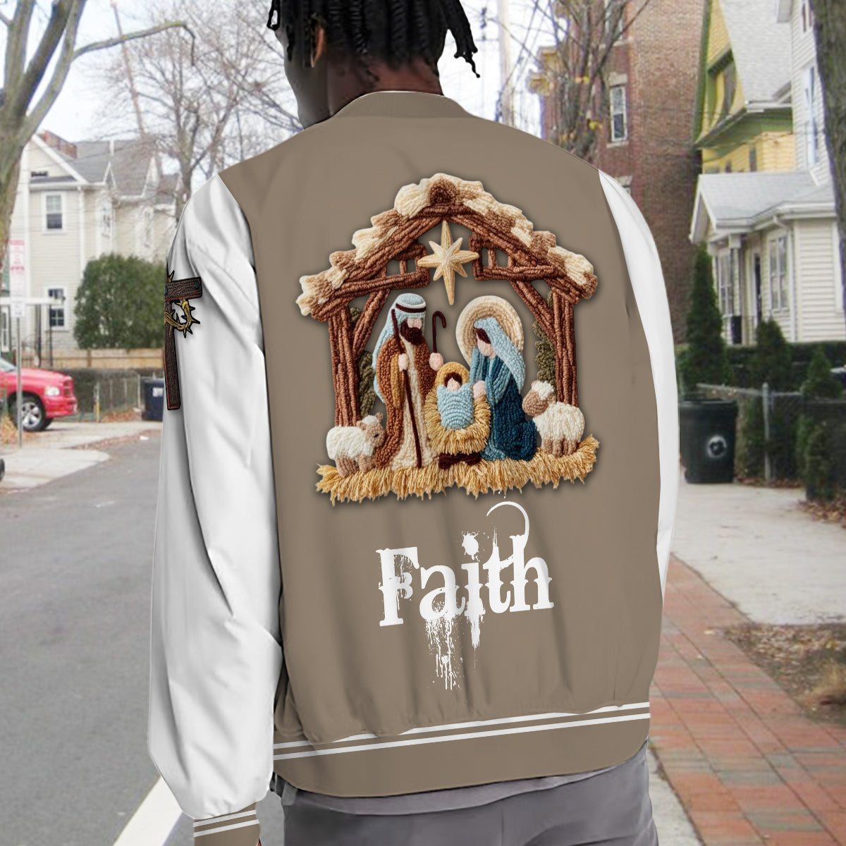 Faith - Personalized Christian Varsity Jacket
