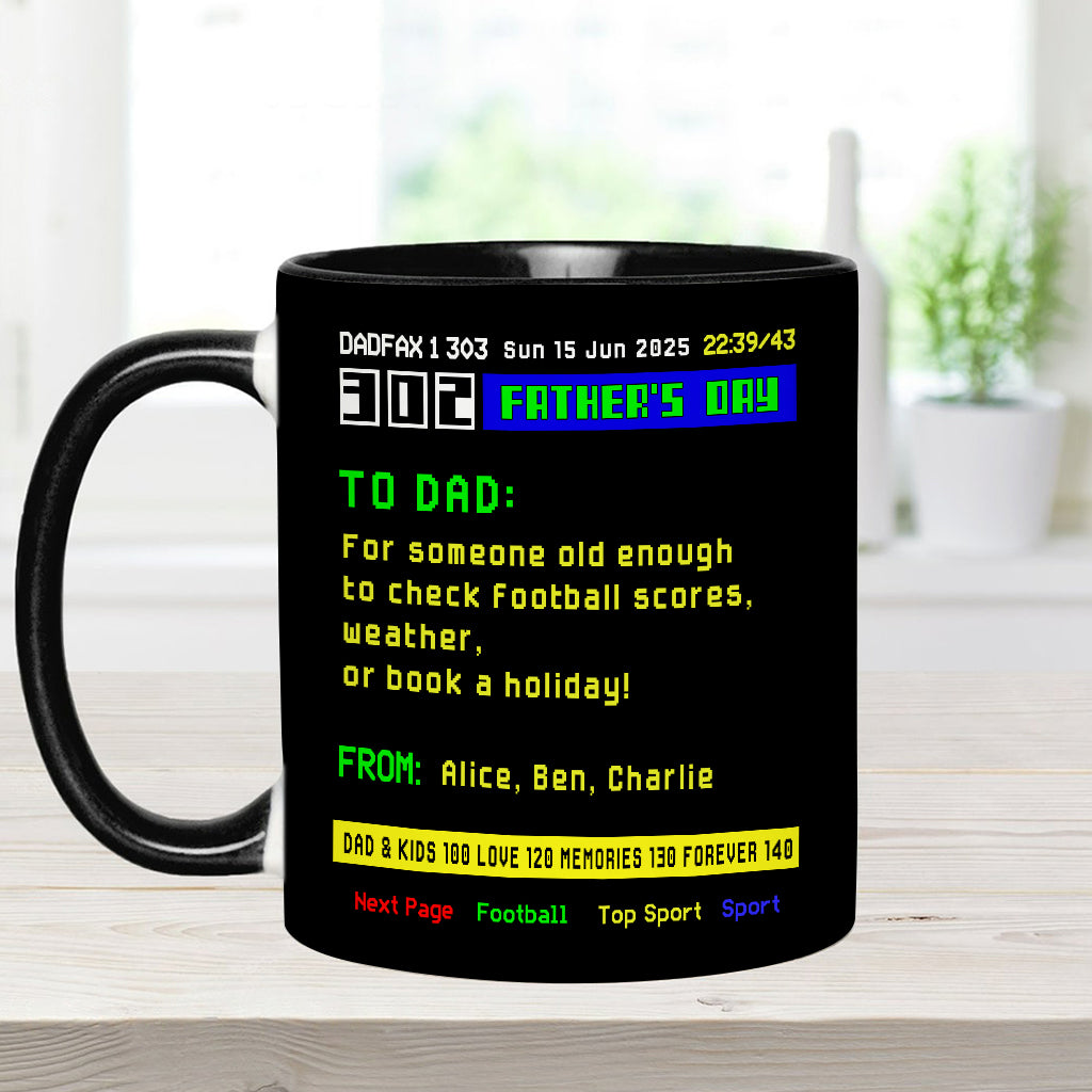 World's Best Dad - Personalized Father Accent Mug