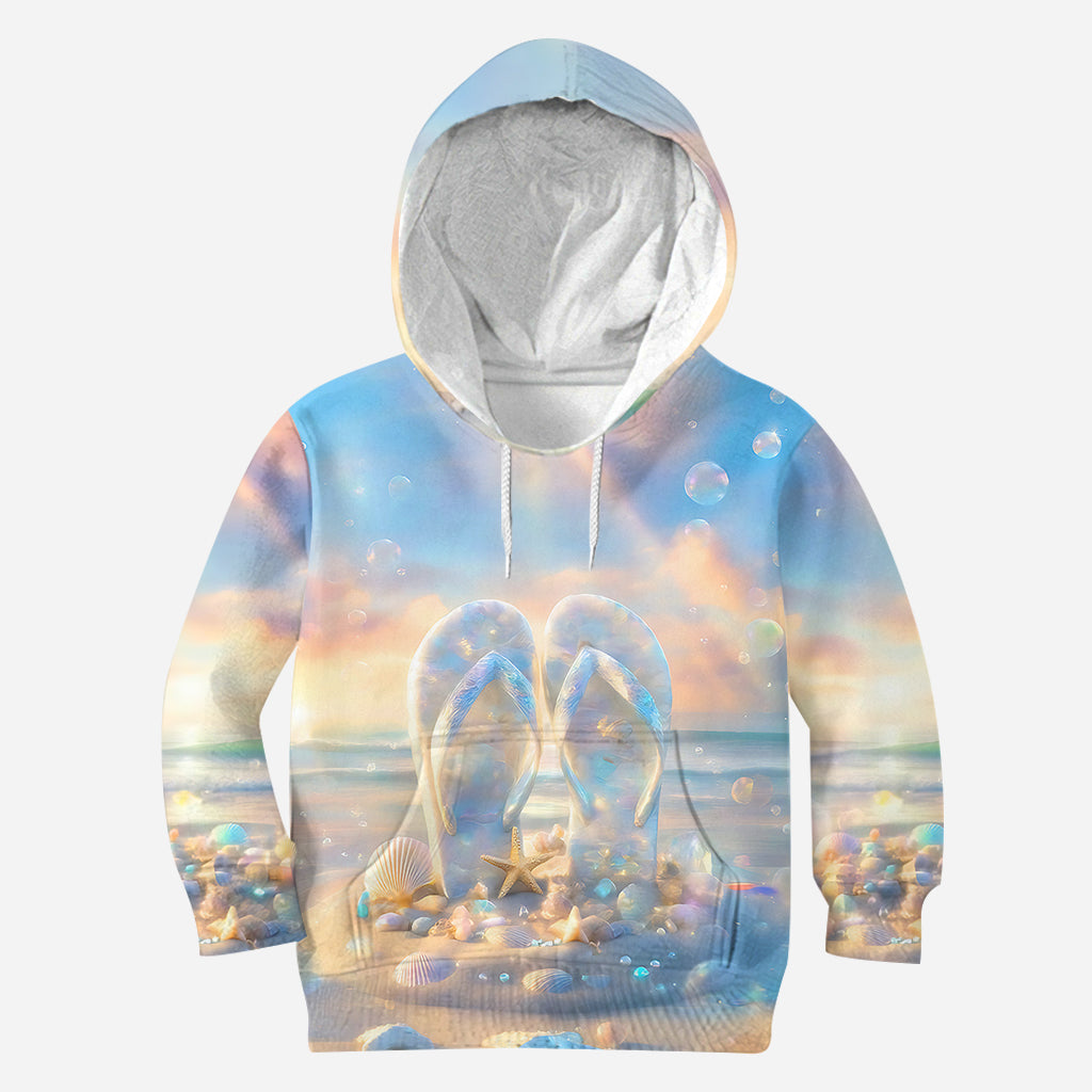 Life Is Better With Flipflops - Personalized Sea Lover All Over Shirt