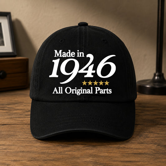 Birthday Gift - Personalized Birthday Embroidered Classic Cap