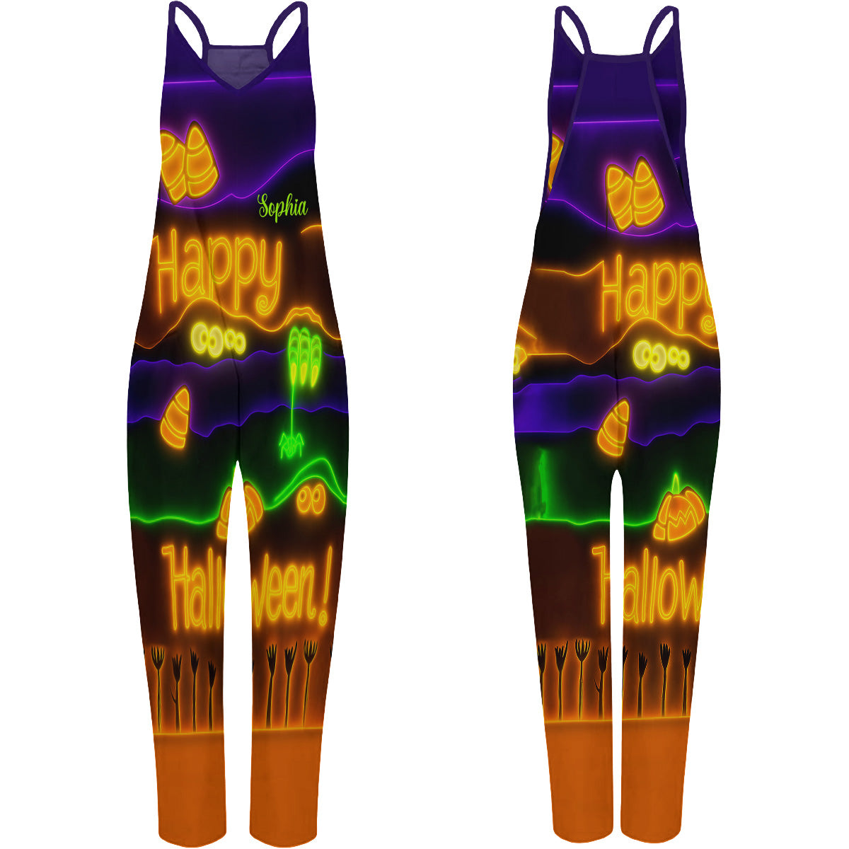 Joyeux Halloween ! Salopettes/combinaisons amples personnalisées pour Halloween