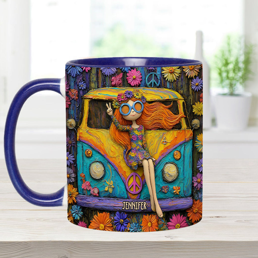 Âmes Hippies - Mug personnalisé à l'esprit hippie