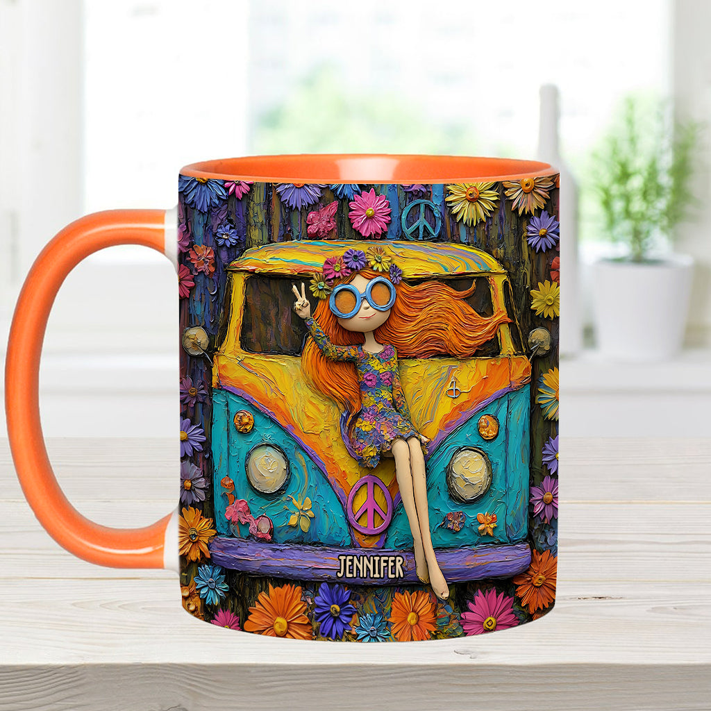 Âmes Hippies - Mug personnalisé à l'esprit hippie
