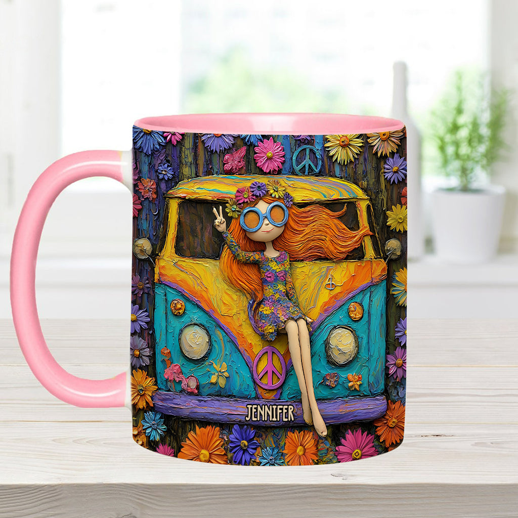 Âmes Hippies - Mug personnalisé à l'esprit hippie