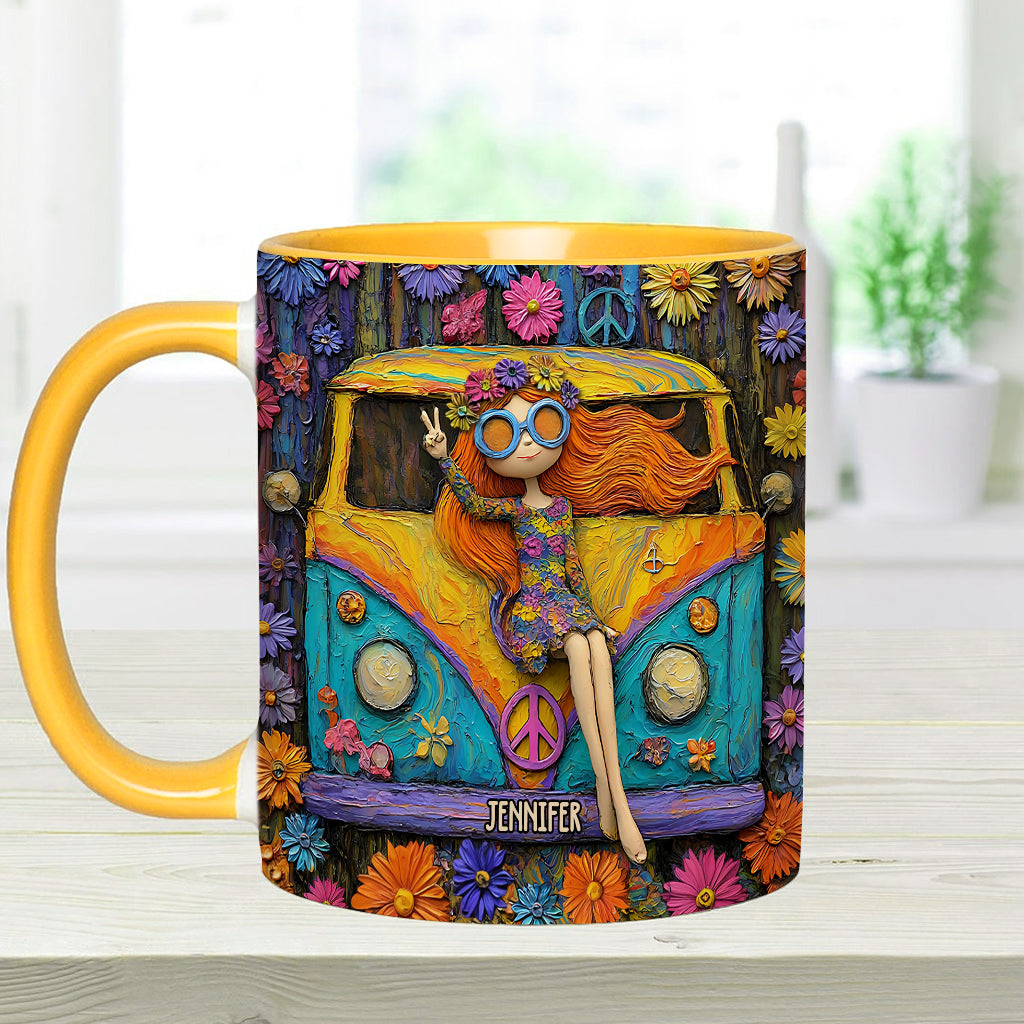 Âmes Hippies - Mug personnalisé à l'esprit hippie
